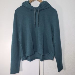 Under Armor Womens Athletic Green Hoodie Large